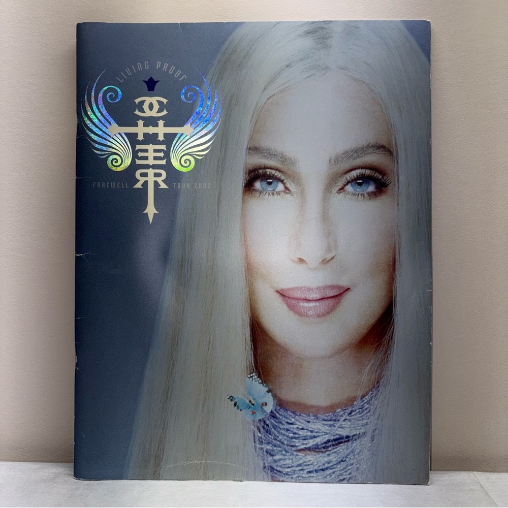 Cher Living Proof Farewell Tour 2002 Book VINTAGE Music Souvenir